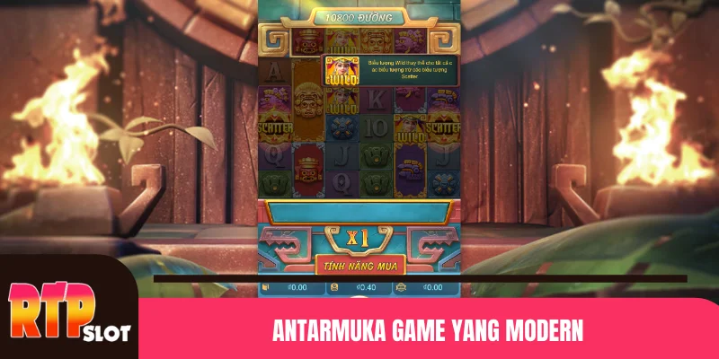 Antarmuka game yang modern